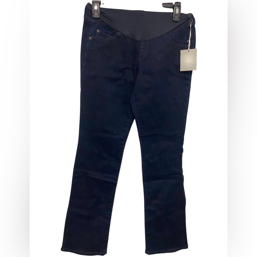 A Glow Maternity Bootcut Dark Wash Jeans Size 4